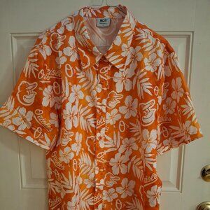 Baltimore Orioles Hawaiian Medium Shirt
